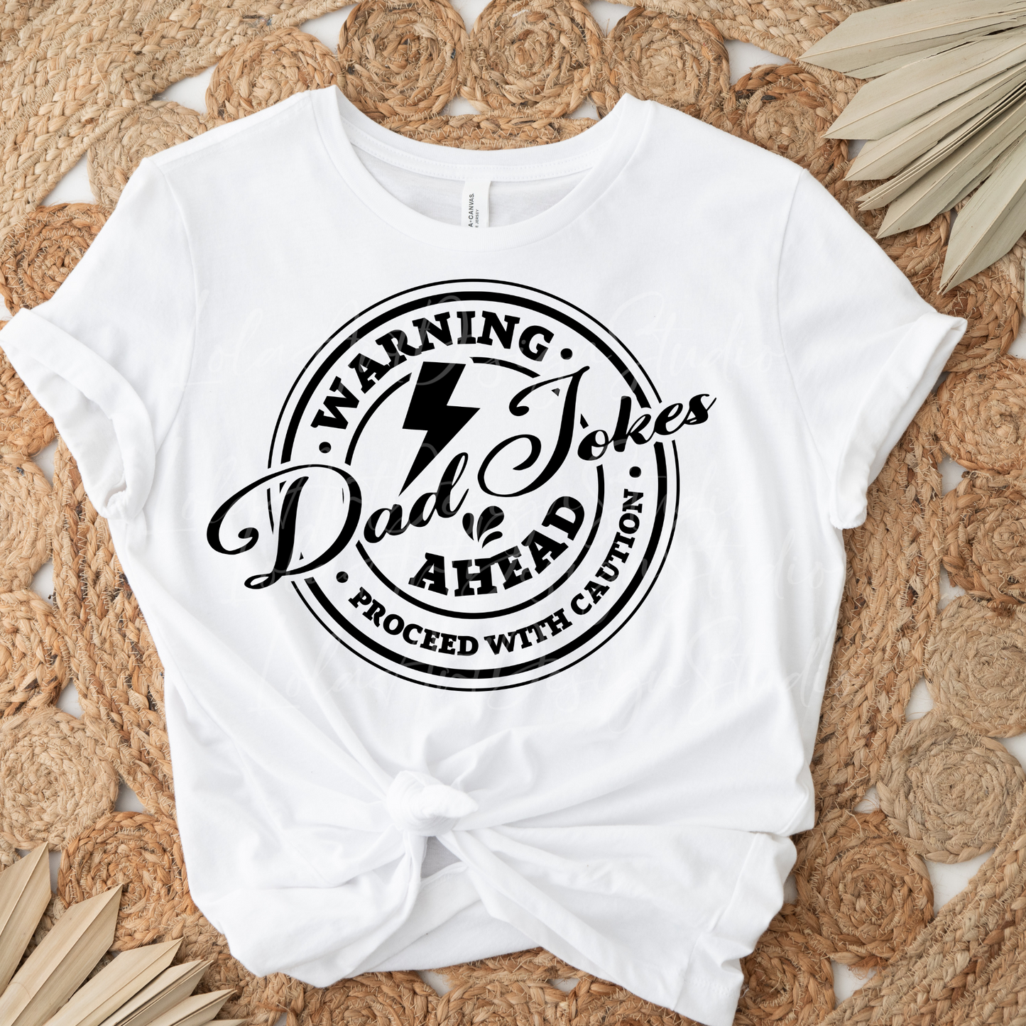 Father's Day Svg and Png Sublimation Design Image, Warning Dad Jokes Ahead PNG Svg, Funny Sarcastic Dad Svg & Png Files