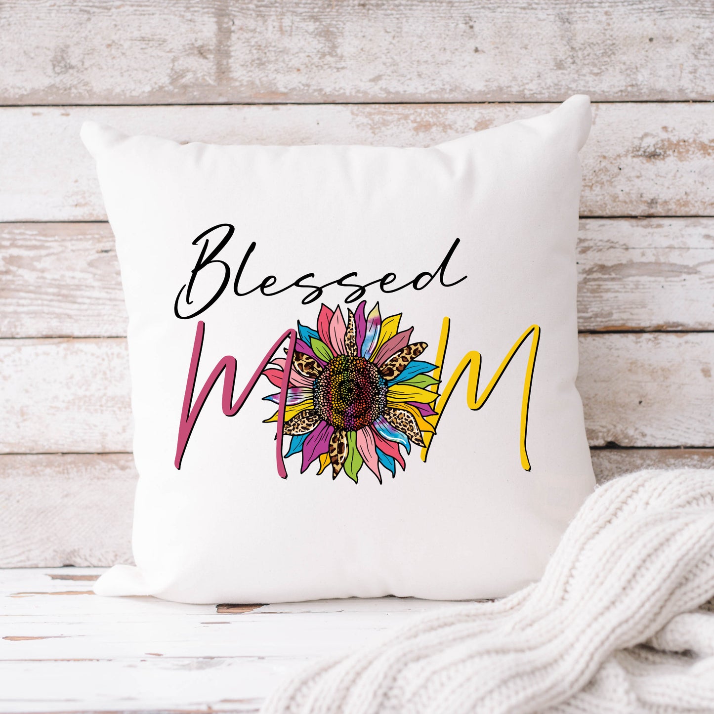 Blessed Mom PNG Sublimation Design, Blessed Mom Shirt Design Sunflower sublimation Download