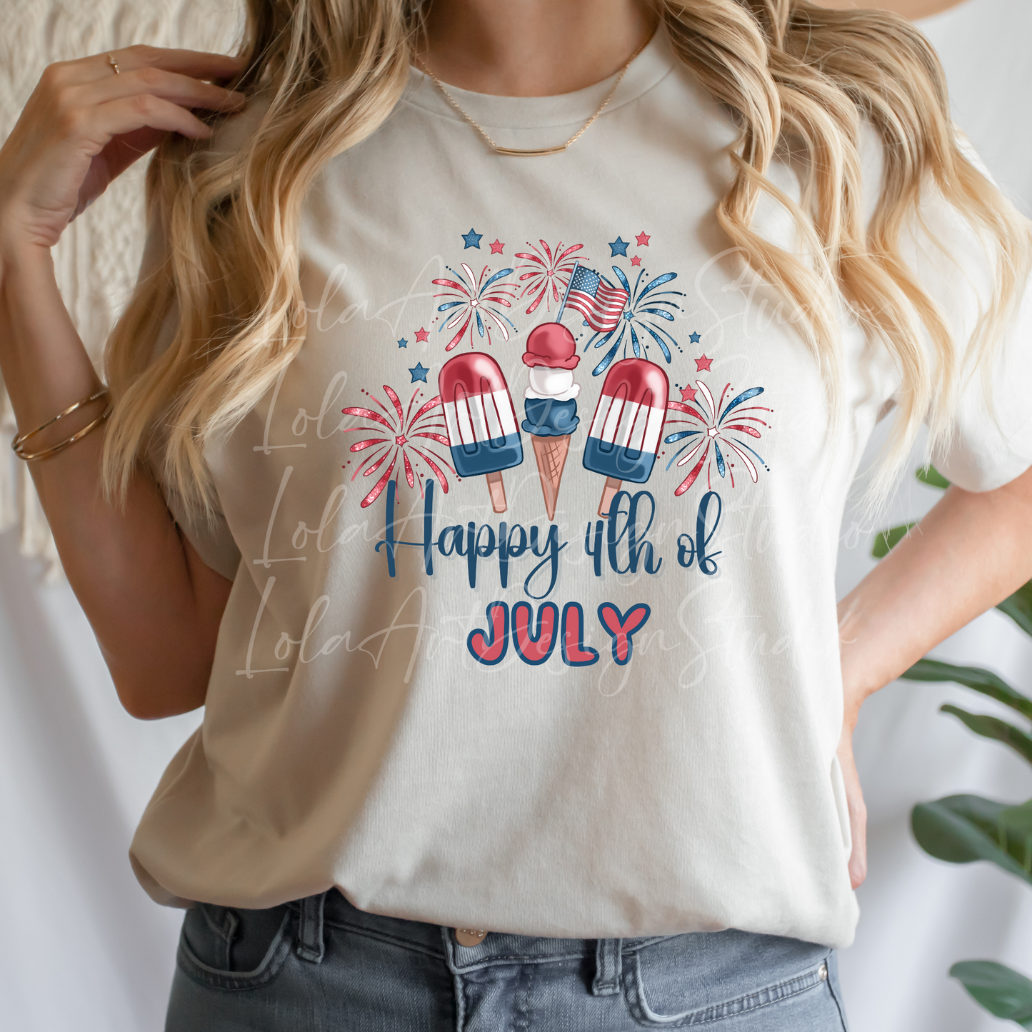 Happy 4th Of July PNG Sublimation, Patriotic Popsicles USA Shirt Design Png