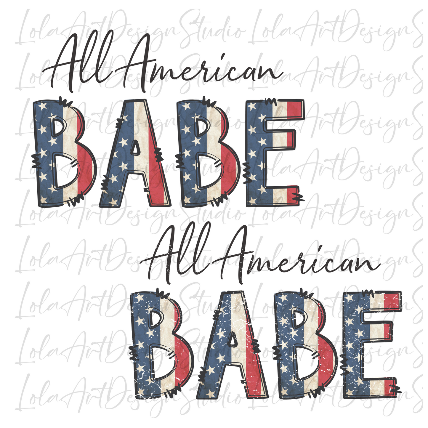 All American Babe PNG Sublimation Design, Retro Patriotic Woman TShirt Design