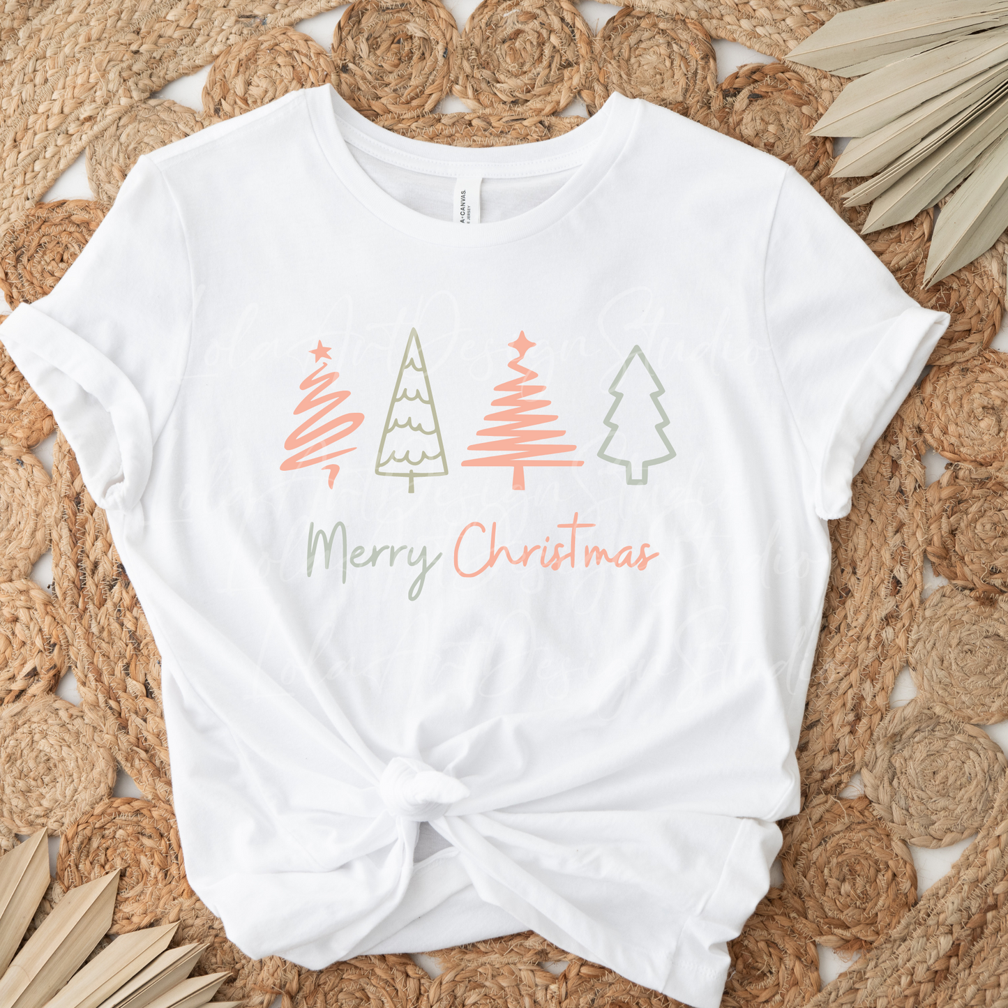 Christmas Trees Png And Svg For Cricut & Silhouette ,Merry Christmas PNG Sublimation Design, Pastel Pink Xmas Trees PNG Tshirt Design