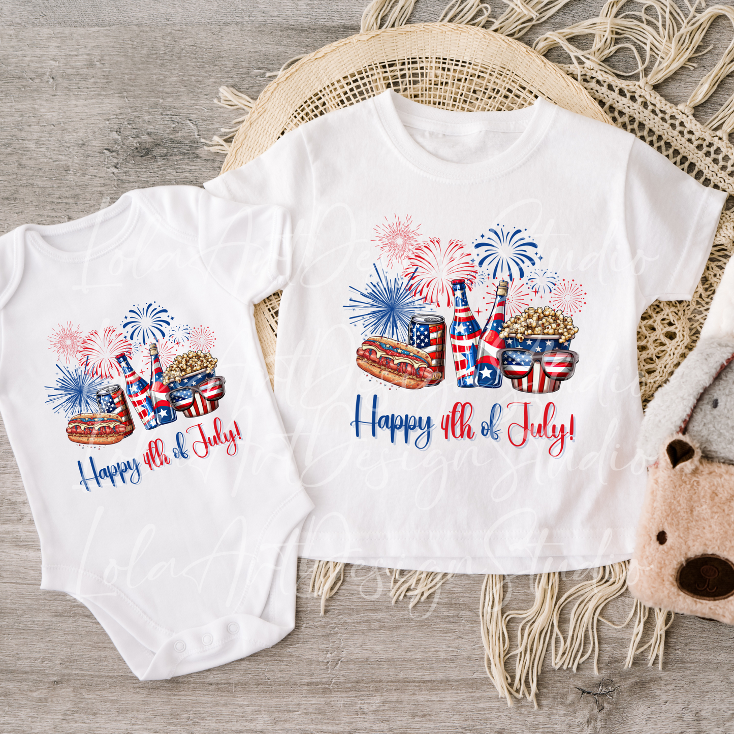 Happy 4th Of July PNG Sublimation, Patriotic Snacks USA Shirt Design Png