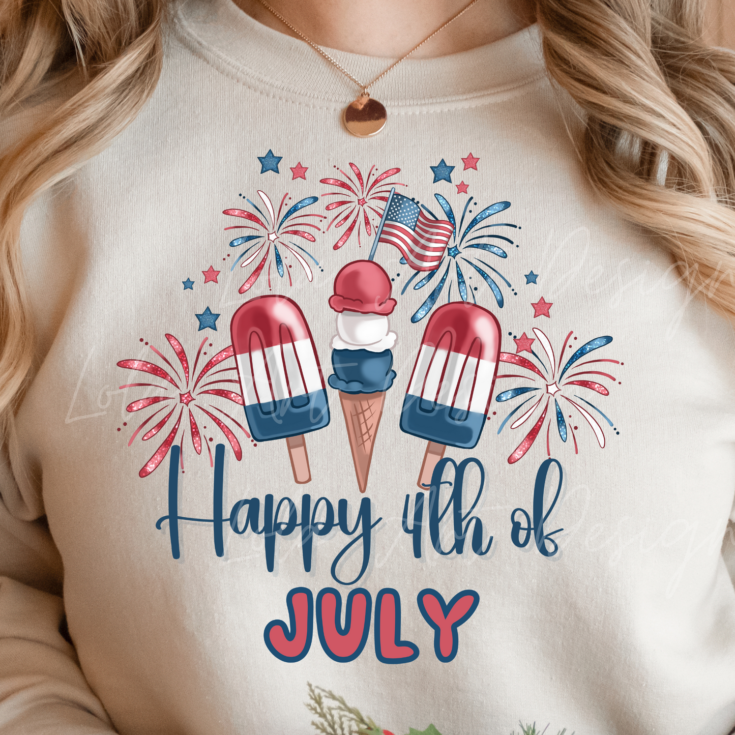 Happy 4th Of July PNG Sublimation, Patriotic Popsicles USA Shirt Design Png