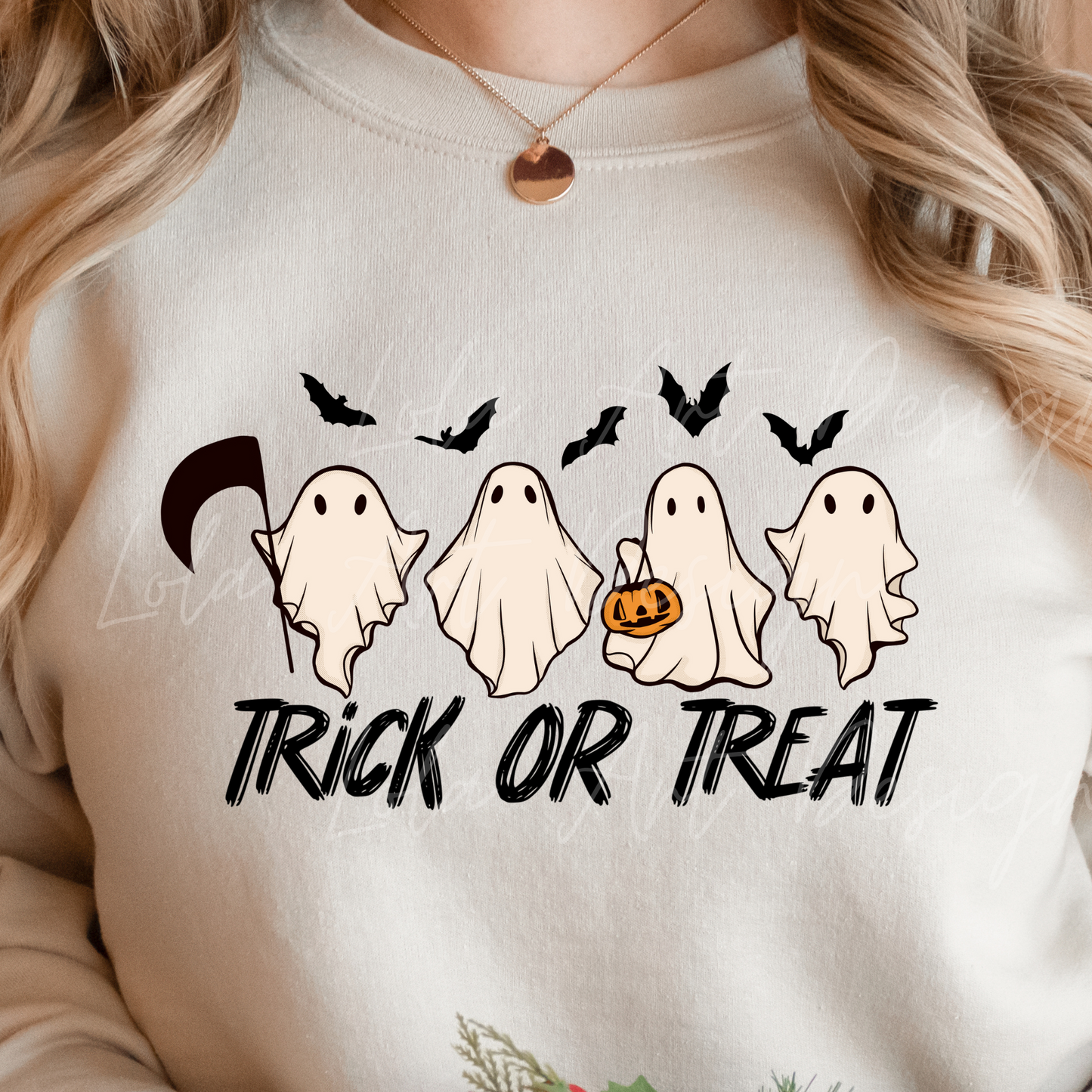 Trick Or Treat Png Sublimation Design, Funny Halloween Spooky Ghosts Sublimation Png, Instant Download