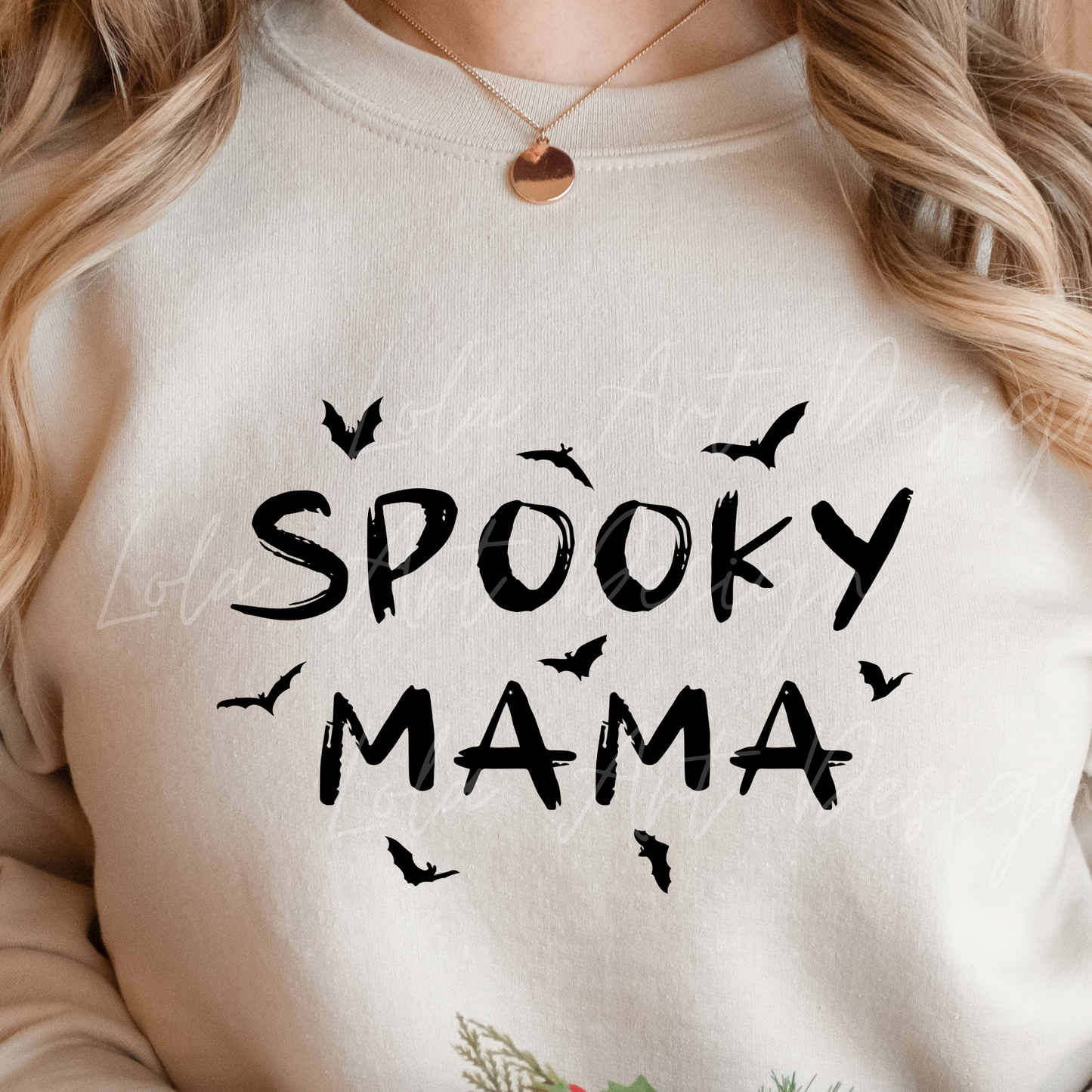 Spooky Mama Png Sublimation Design, Halloween Spooky Mama with bats Sublimation Png, Instant Download