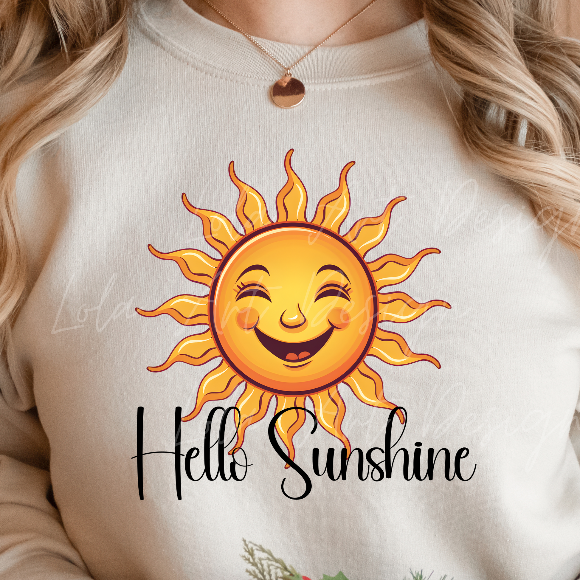 Hello Sunshine PNG sublimation Design, Cute Funny Smiling Sun Png, Fun Happy Summer Design For T shirts, Digital Download