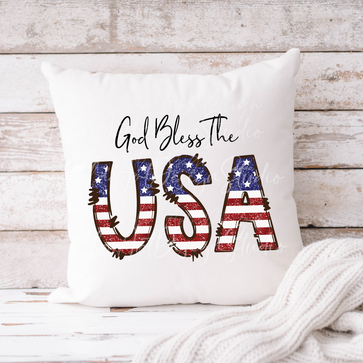 God Bless The USA PNG Sublimation, Patriotic USA Flag Shirt Design Png