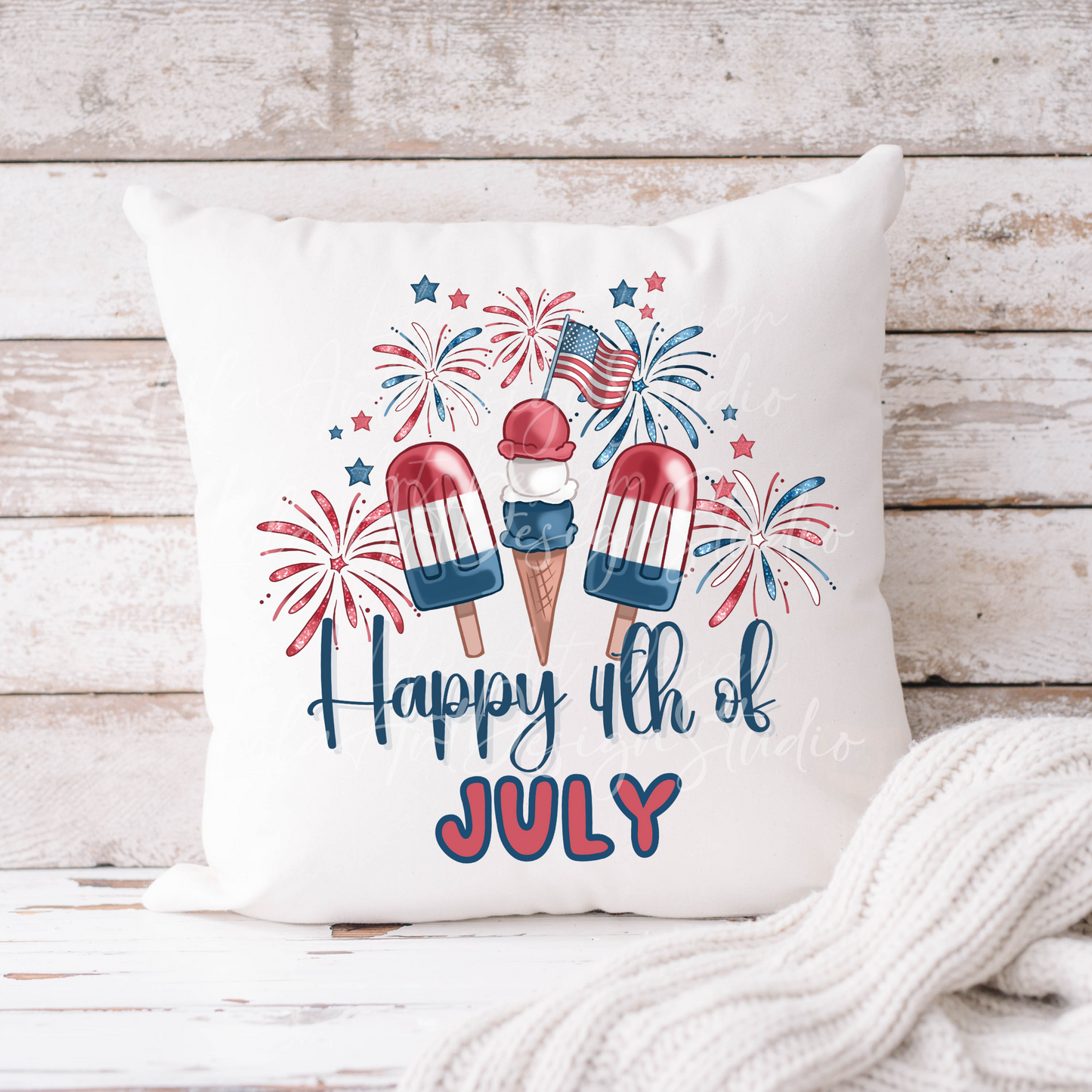 Happy 4th Of July PNG Sublimation, Patriotic Popsicles USA Shirt Design Png