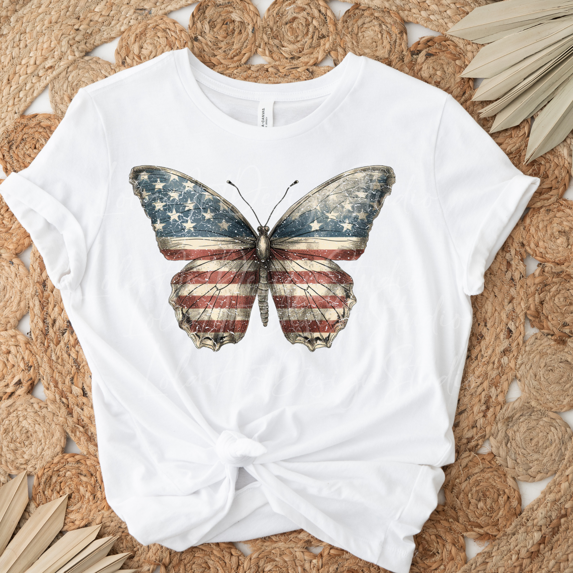 American Flag Butterfly PNG Sublimation, Memorial day png, Retro Patriotic American Distressed Png, 4th of July Png, Independence Day Png