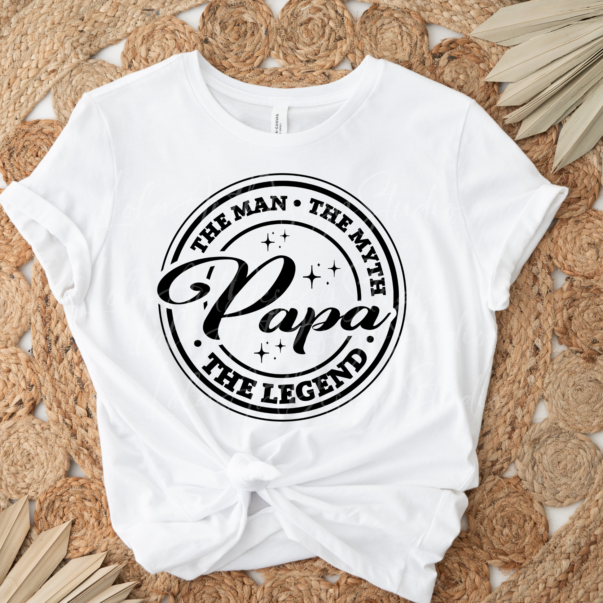 Father's Day Svg and Png Sublimation Design Image, Papa The Man The Myth The Legend, Funny Sarcastic Dad Svg & Png Files, Father Svg