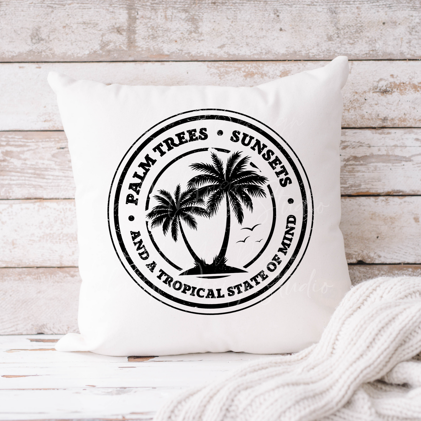 Funny Summer SVG & PNG sublimation Design, Palm Trees, Sunsets and a tropical state of mind Svg and Png image files for instant Download