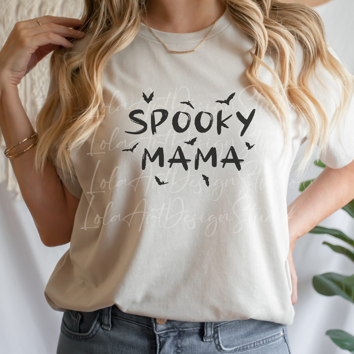 Spooky Mama Png Sublimation Design, Halloween Spooky Mama with bats Sublimation Png, Instant Download