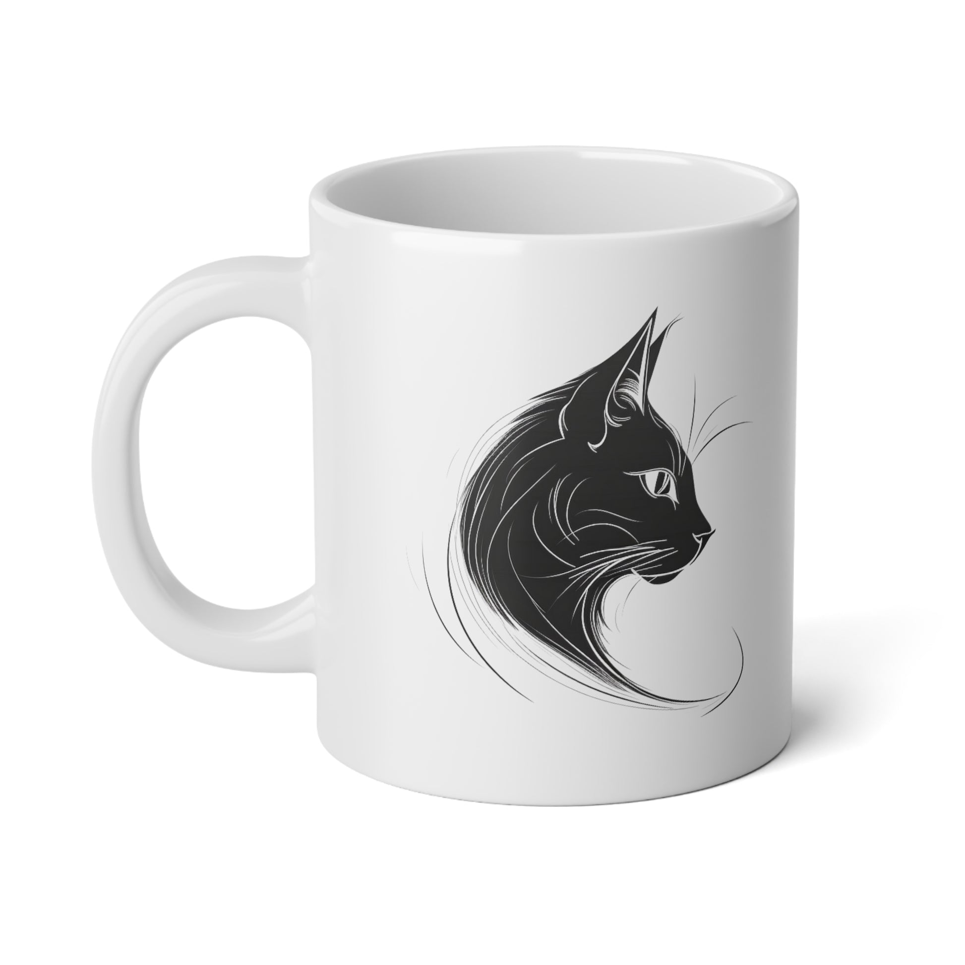 Black Cat Ceramic Coffee Mug