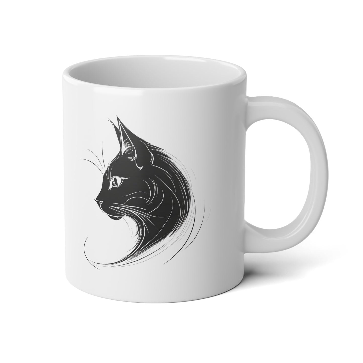 Black Cat Ceramic Coffee Mug