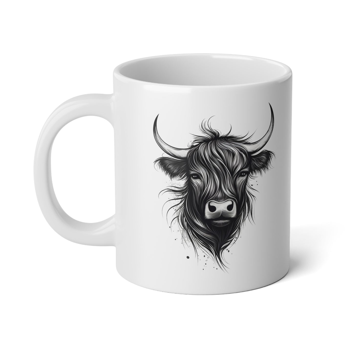 Highland Cow Ceramic Coffee Mug