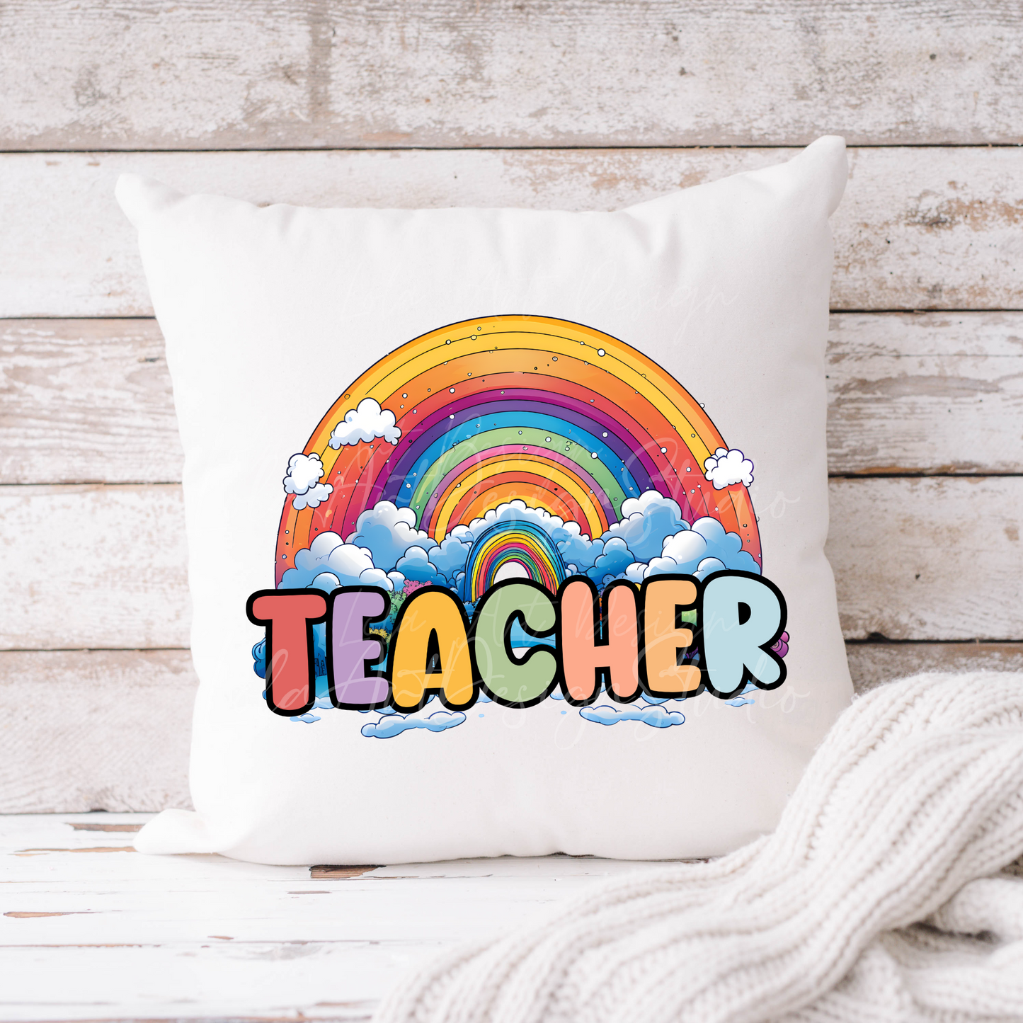 Rainbow Teacher PNG Sublimation Design, Retro Colorful Teacher Shirt Design Png, Teacher Gift ,School Teacher sublimation, Digital Download