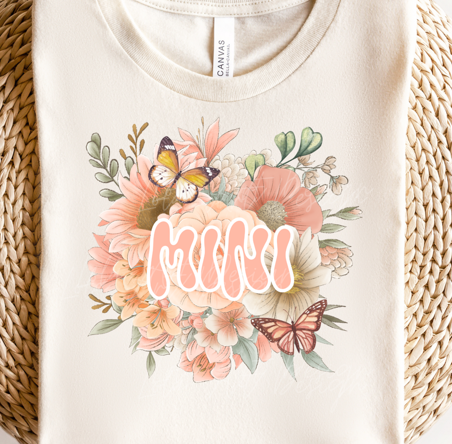 Floral Mini PNG, Sublimation Design Download, Pink Mini sublimation png