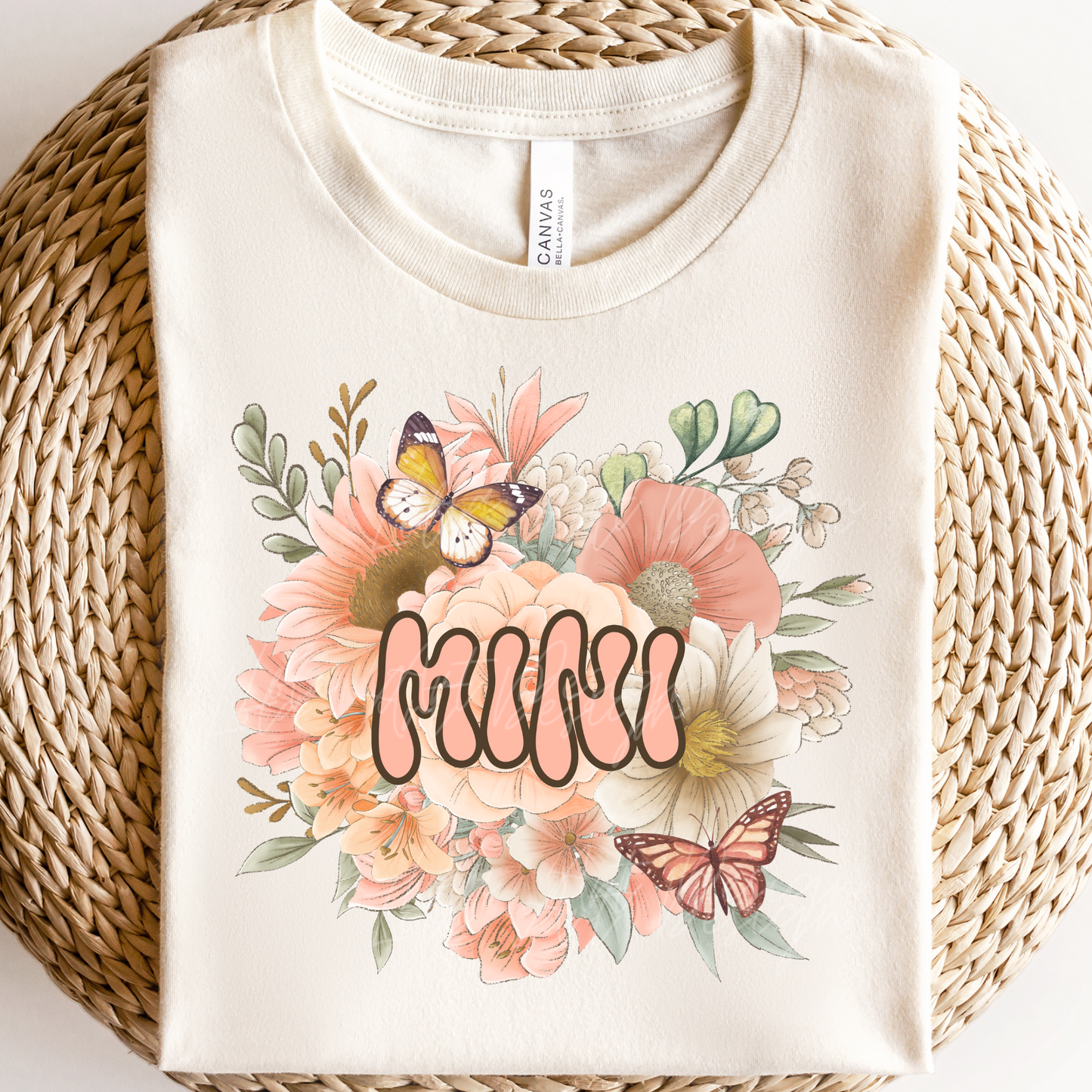 Pink Floral Mama & Mini PNG Sublimation Design Download, Mother Daughter Png