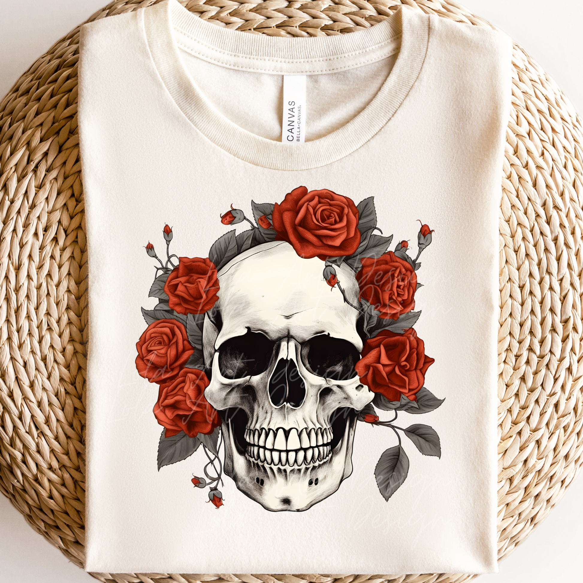 Floral Skull PNG Sublimation Bundle Of 8, Skulls With Roses PNG, Floral Skull Sublimation design download,Skull T-shirt design, Skull Png