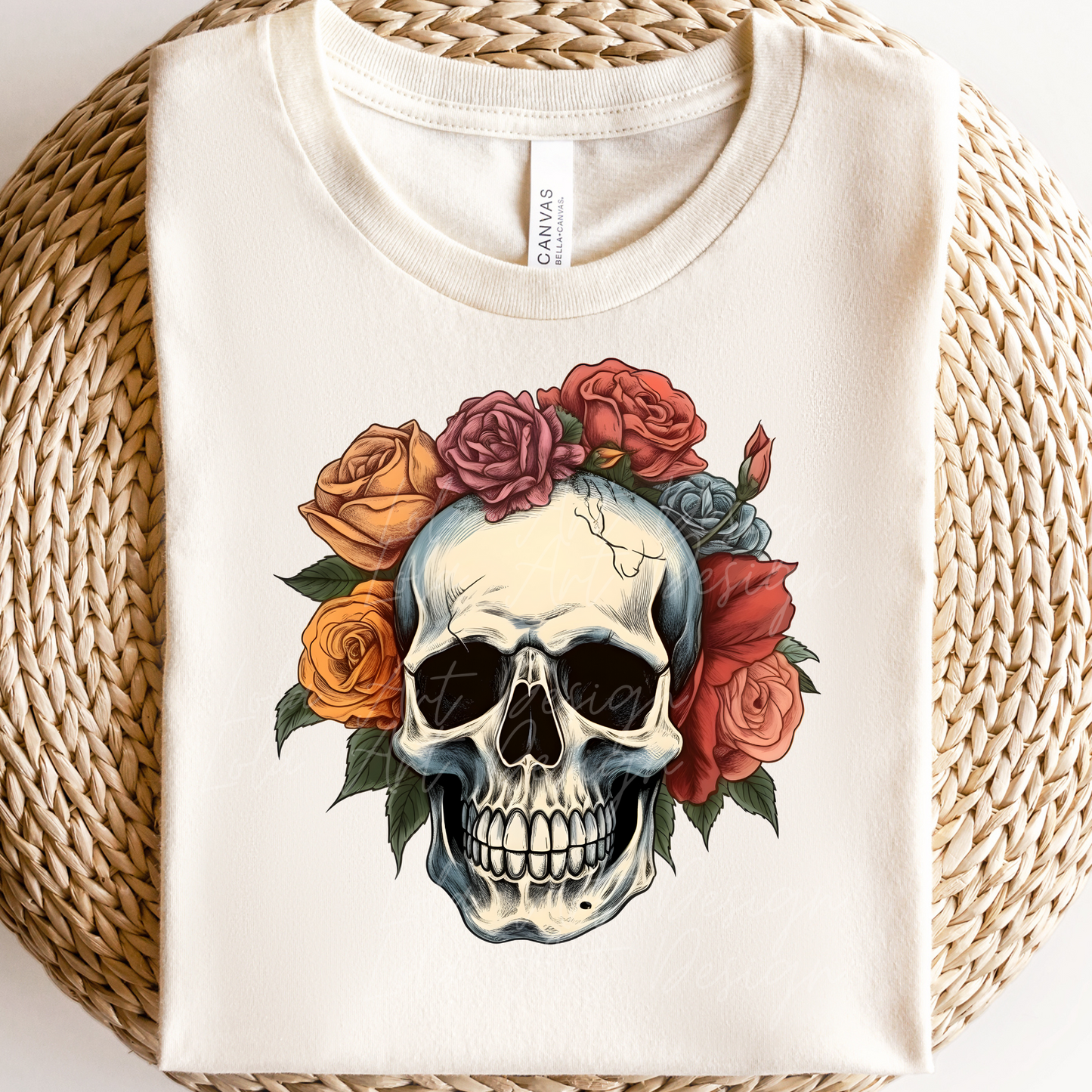 Floral Skull PNG Sublimation Bundle Of 8, Skulls With Roses PNG, Floral Skull Sublimation design download,Skull T-shirt design, Skull Png