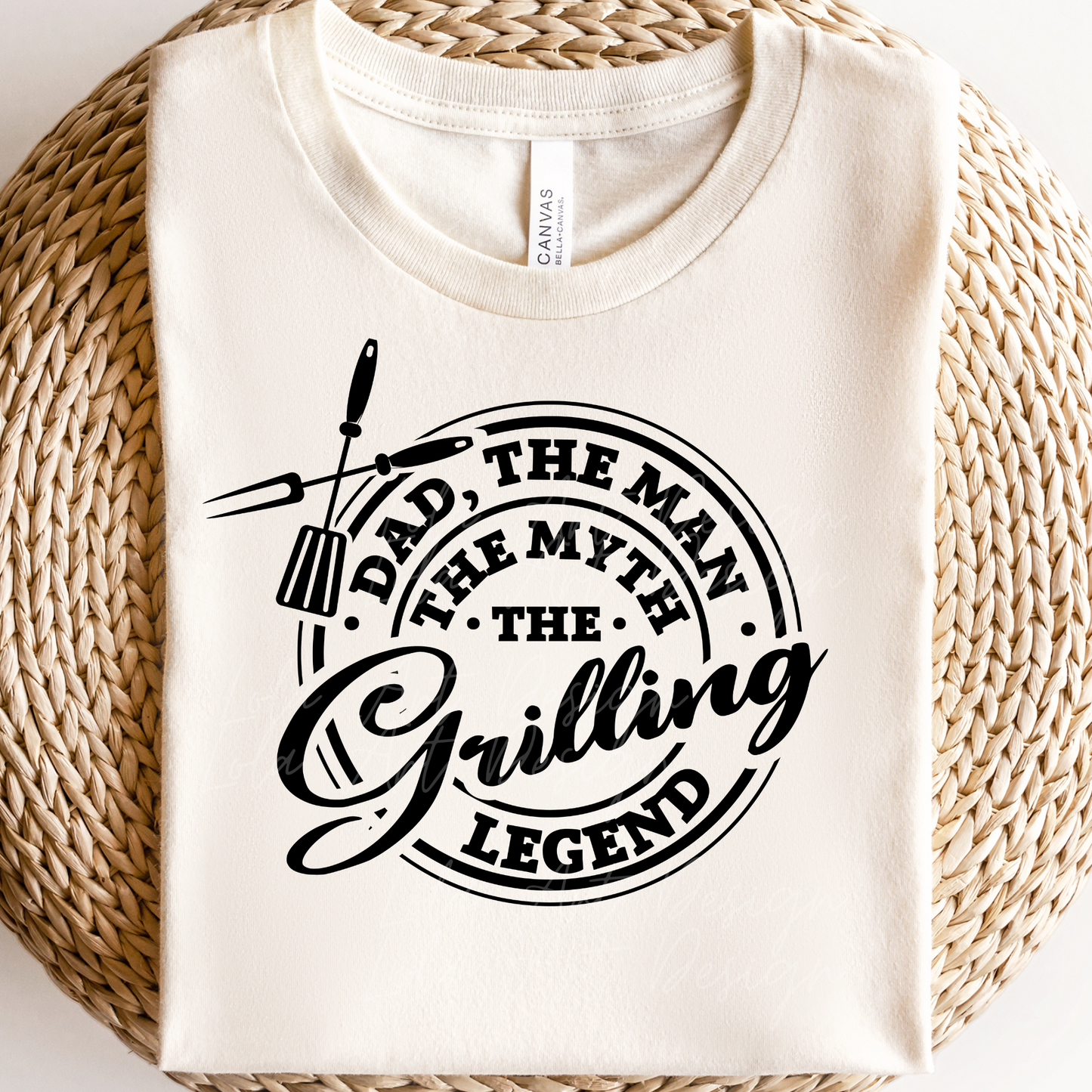 Father's Day Svg and Png Sublimation Design Image, Dad The Man The Myth The Grilling Legend, Funny Sarcastic Dad Svg & Png Files