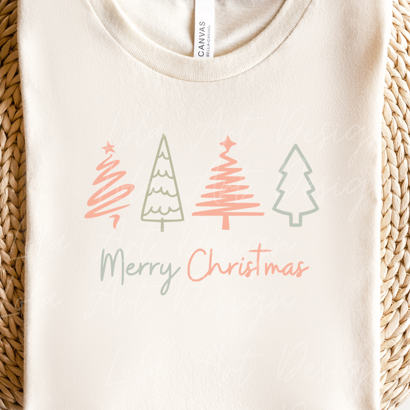 Christmas Trees Png And Svg For Cricut & Silhouette ,Merry Christmas PNG Sublimation Design, Pastel Pink Xmas Trees PNG Tshirt Design