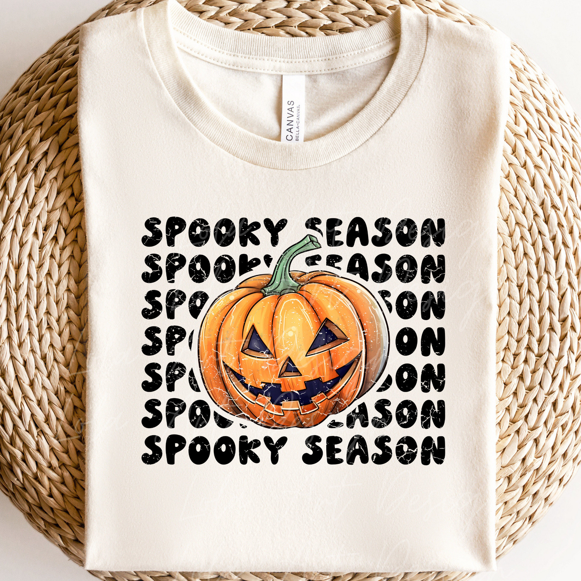 Spooky Season Halloween Pumpkin Png, Funny Halloween Sublimation Design, Distressed Grunge Silly Halloween Png, Instant Download