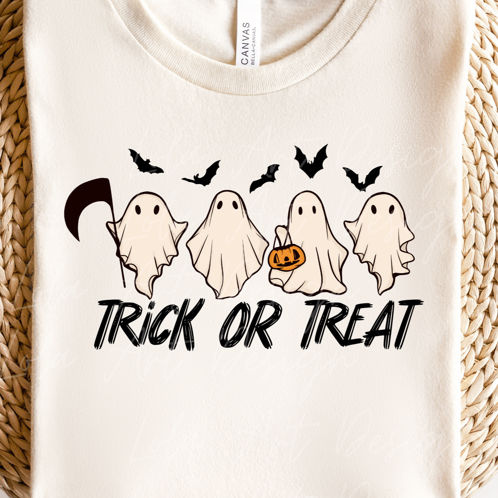 Trick Or Treat Png Sublimation Design, Funny Halloween Spooky Ghosts Sublimation Png, Instant Download