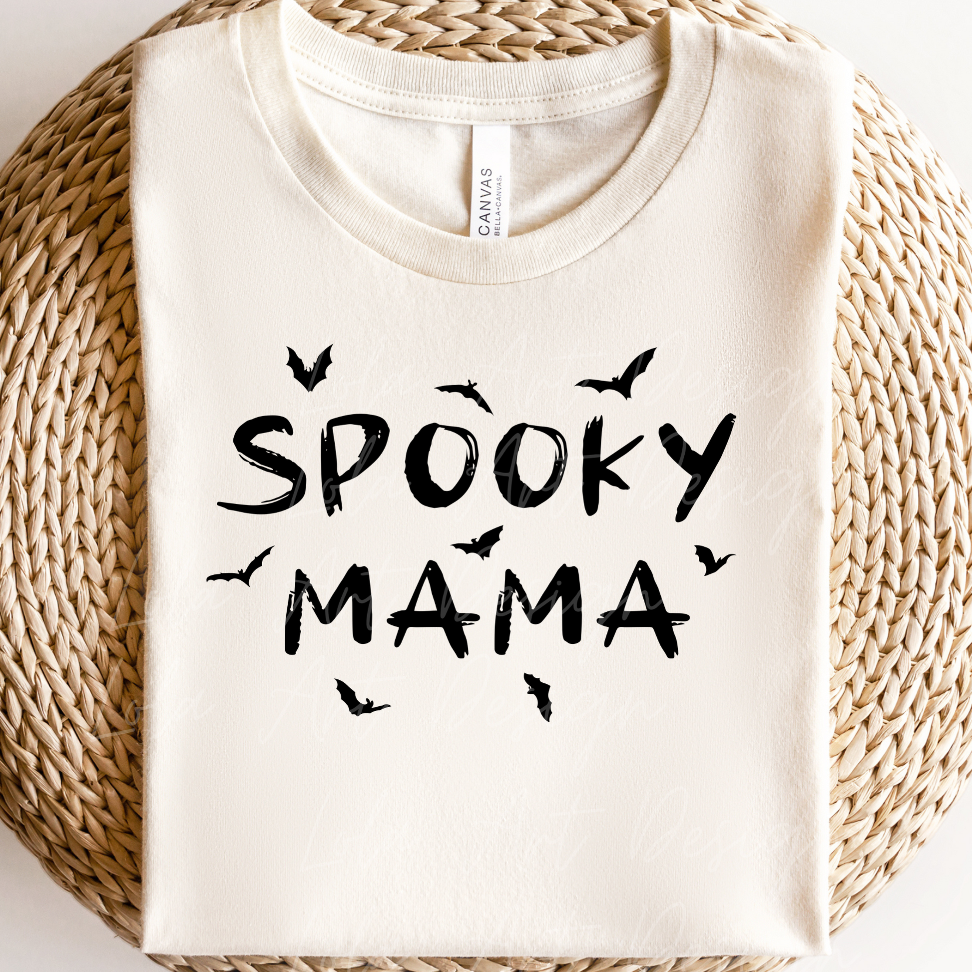 Spooky Mama Png Sublimation Design, Halloween Spooky Mama with bats Sublimation Png, Instant Download