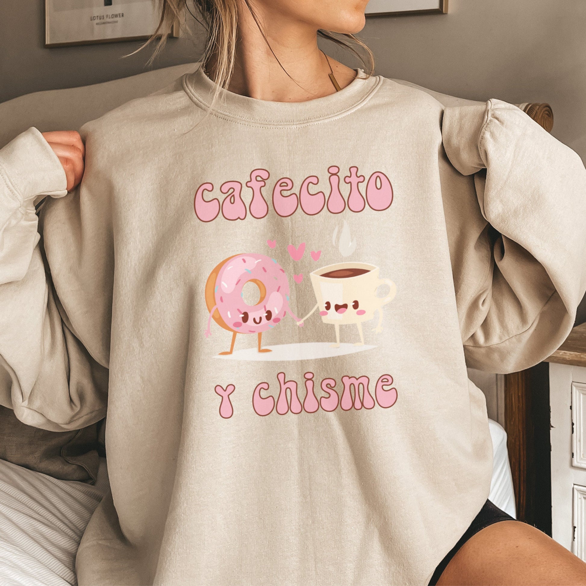 Cafecito Y Chisme Latte Coffee PNG Sublimation Design, Coffee And Gossip Mexican Spanish Saying, T Shirt Design Sublimation,Digital Download