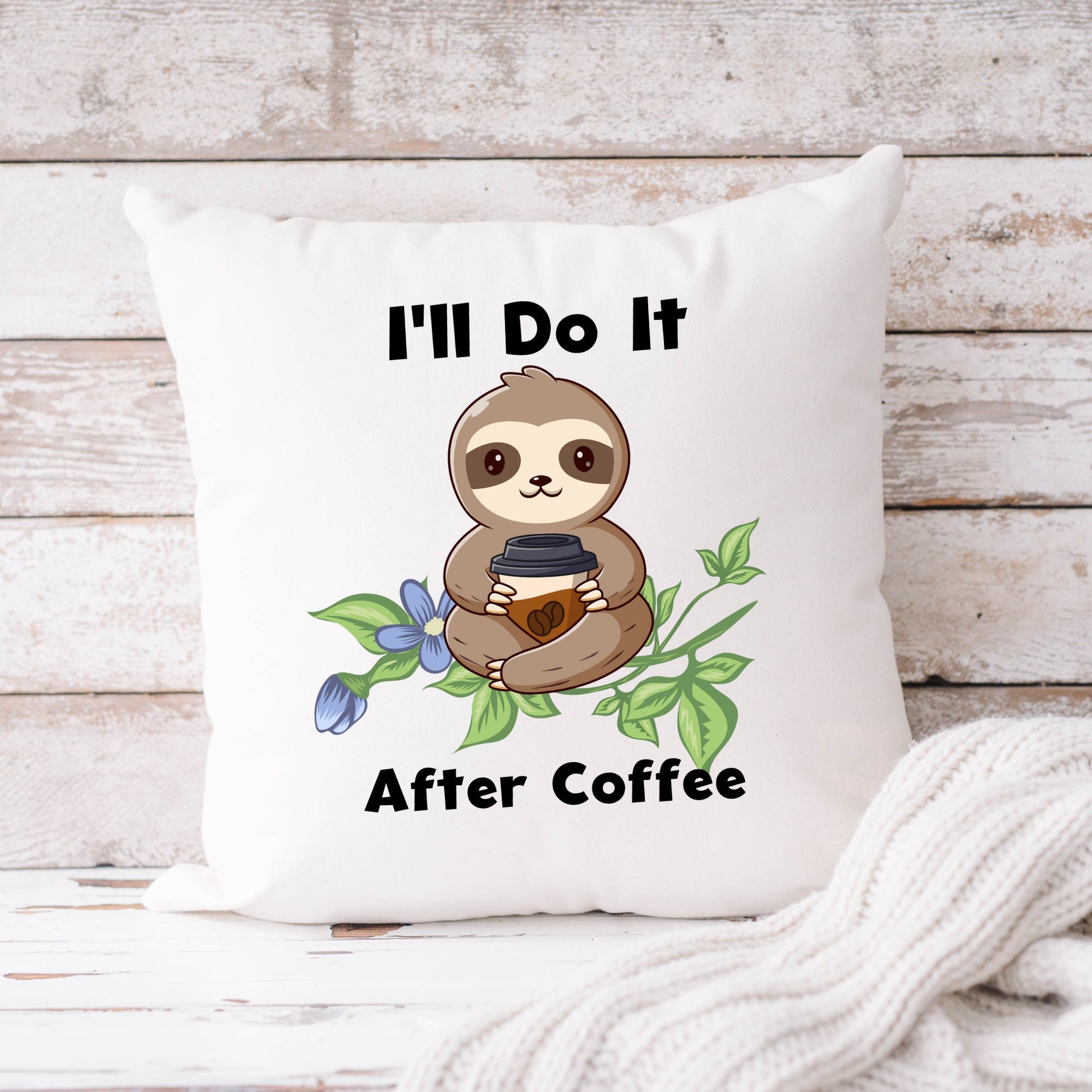 Lazy Sloth PNG Sublimation, I'll Do It After Coffee Sloth Png, Cute Sloth Shirt Design, Sloth Png, Sloth Sublimation, Instant Download