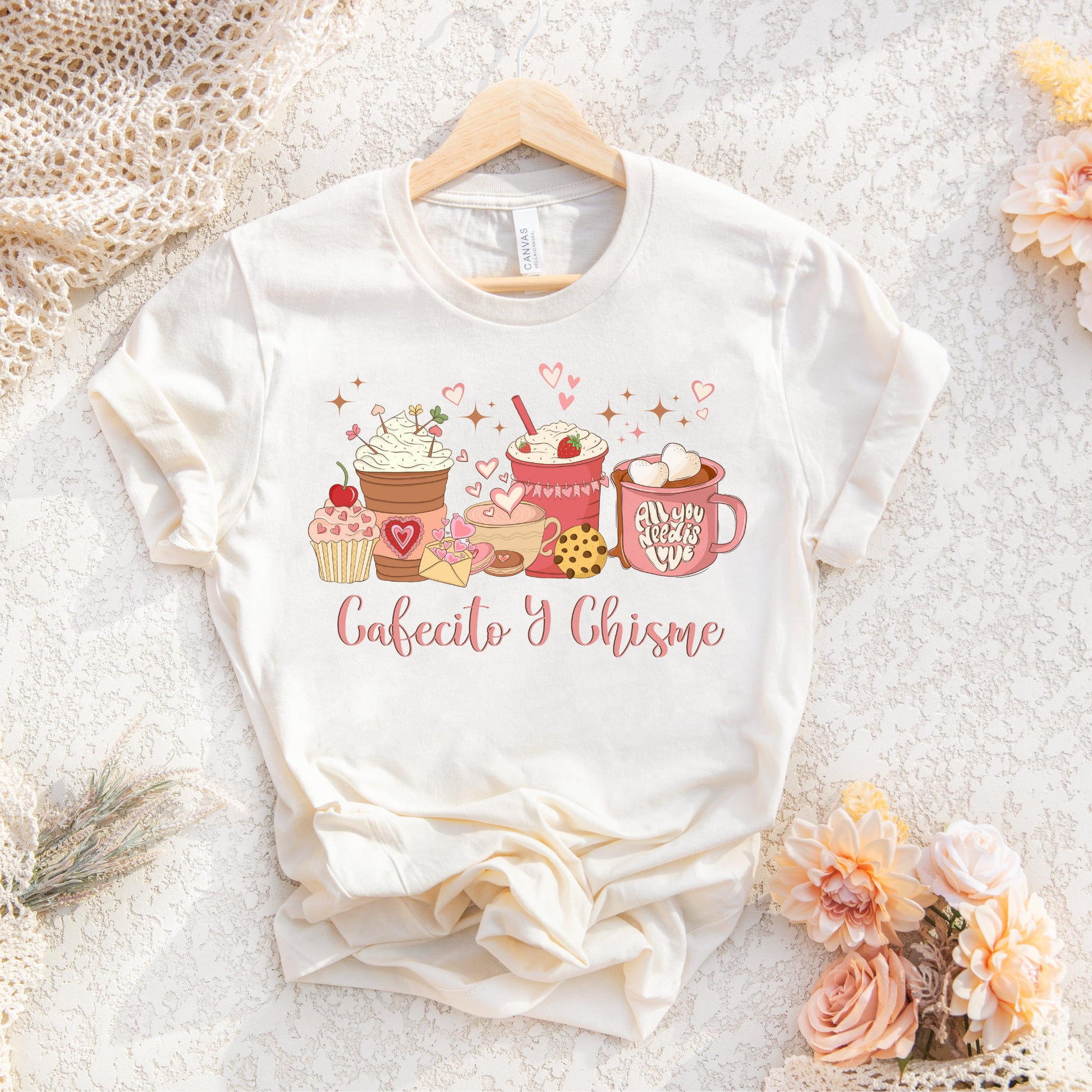 Cafecito Y Chisme Png, Latte Coffee PNG Sublimation Design, Coffee And Gossip Mexican Spanish Saying, Spanish T Shirt Design Sublimation