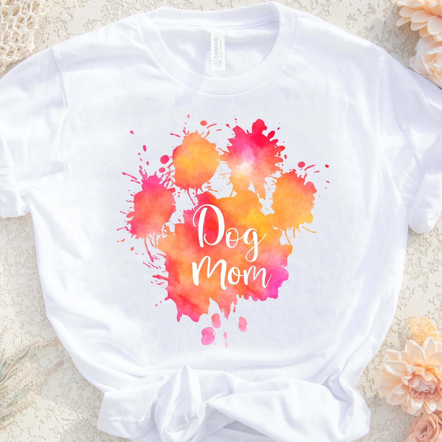 Dog Mom PNG Sublimation Design Dog Mom Paw Designs For Tshirts, Dog Lover Gift Instant Download