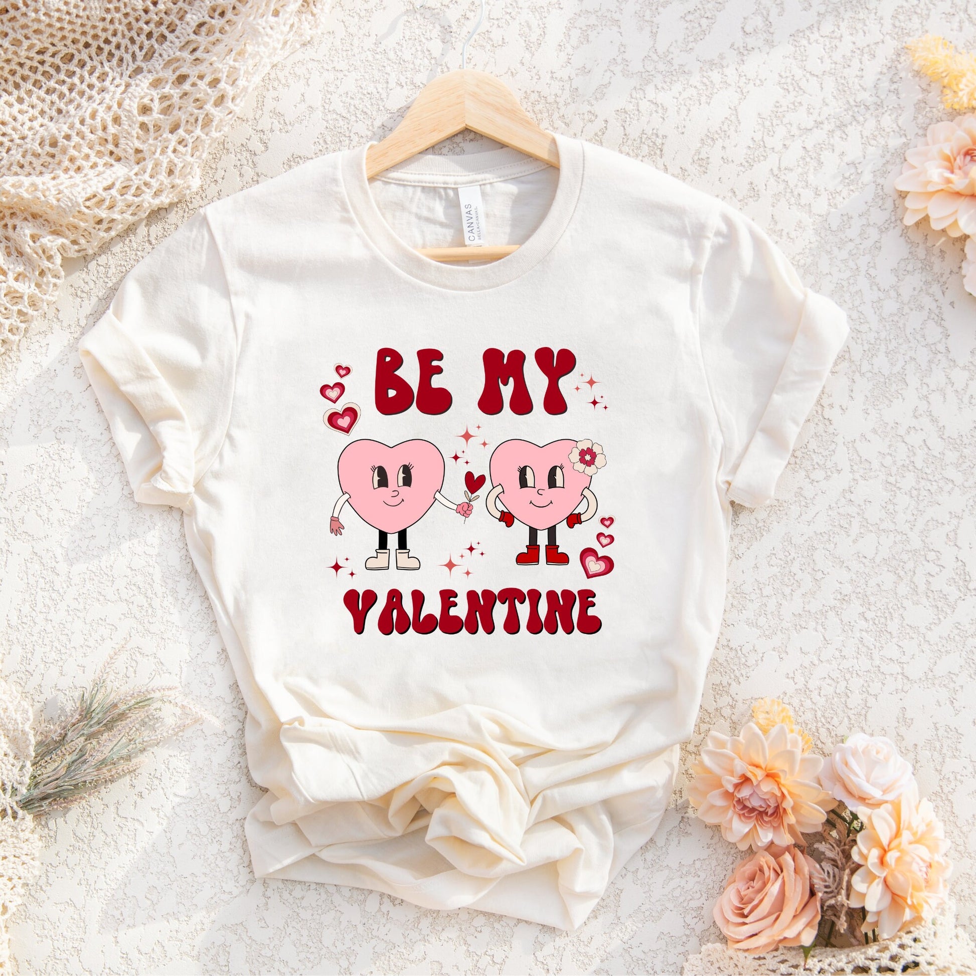 Be My Valentine Png, Retro Valentines PNG Sublimation, Be My Valentine Shirt Design,  Valentine's Day Png, Heart Love Valentine Png Design