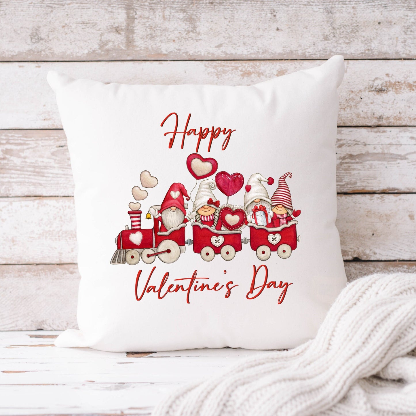 Gnomes Valentines PNG Sublimation, Valentine's Day Red Gnome Train Shirt Design, Red Gnomes Png, Red Love Png, Instant Download