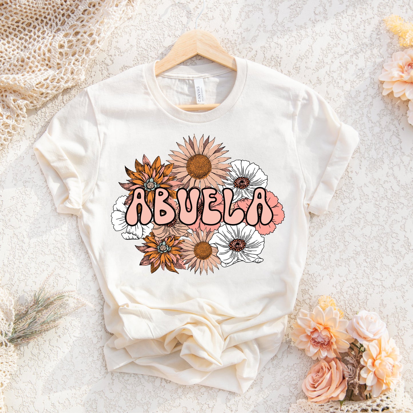 Floral Abuela Png Sublimation Design, Spanish Grandma Png, Abuela Sublimation ,Digital Download