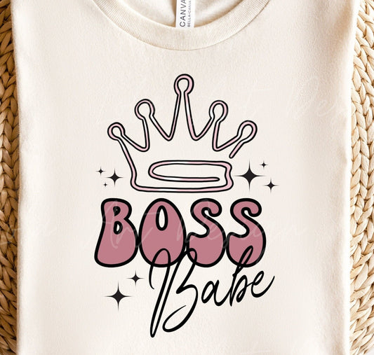 Boss Babe PNG For Sublimation, Boss Babe Design For TShirt Png, Entrepreneur sublimation, Boss Babe png Design for Small Business Owner