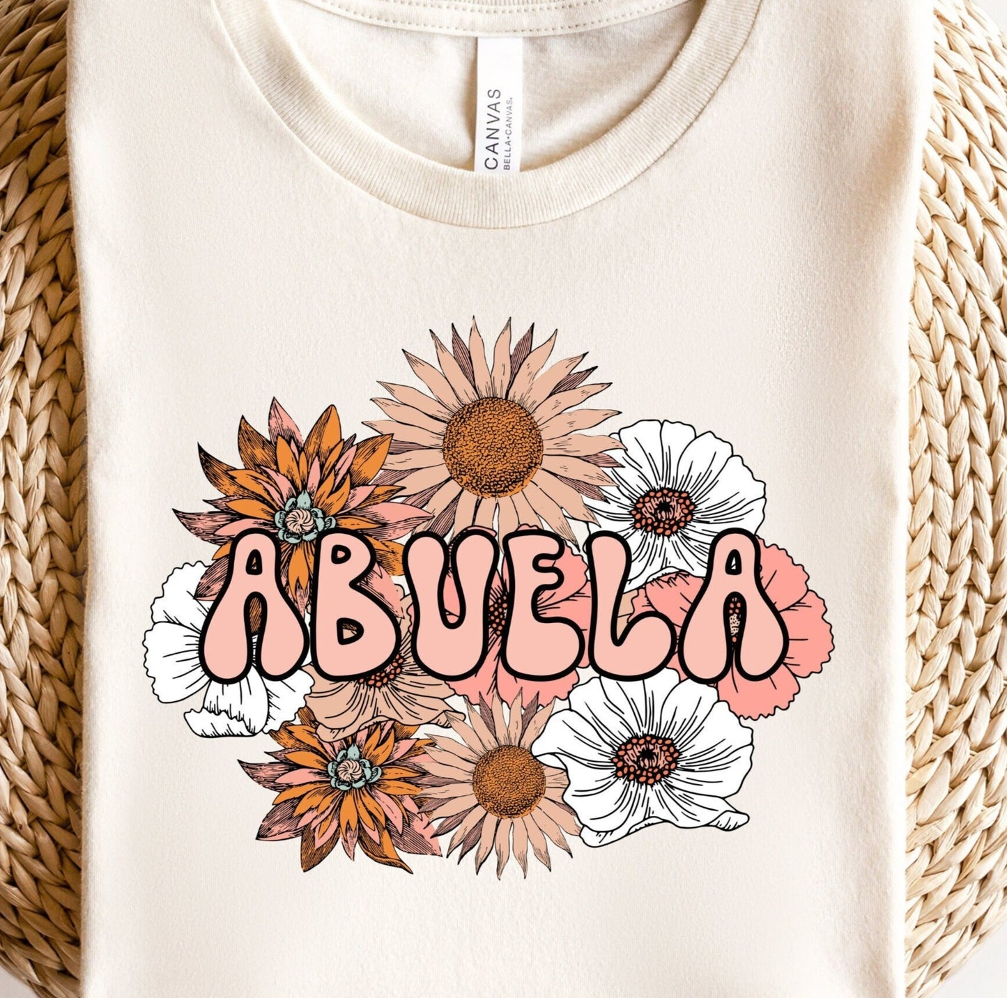 Abuela Png File, Floral Png, Abuela Sublimation , Abuela Design Png