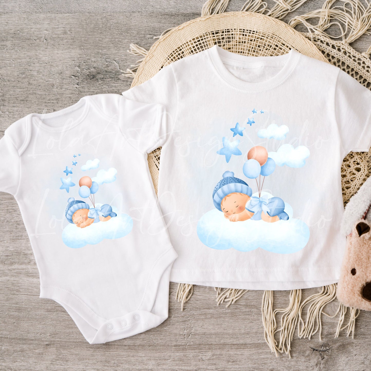 Cute Baby PNG Sublimation, Cute Baby Boy Shirt Design, Blue Baby With Balloons Png, Baby girl Boy shower Png sublimation design, Download