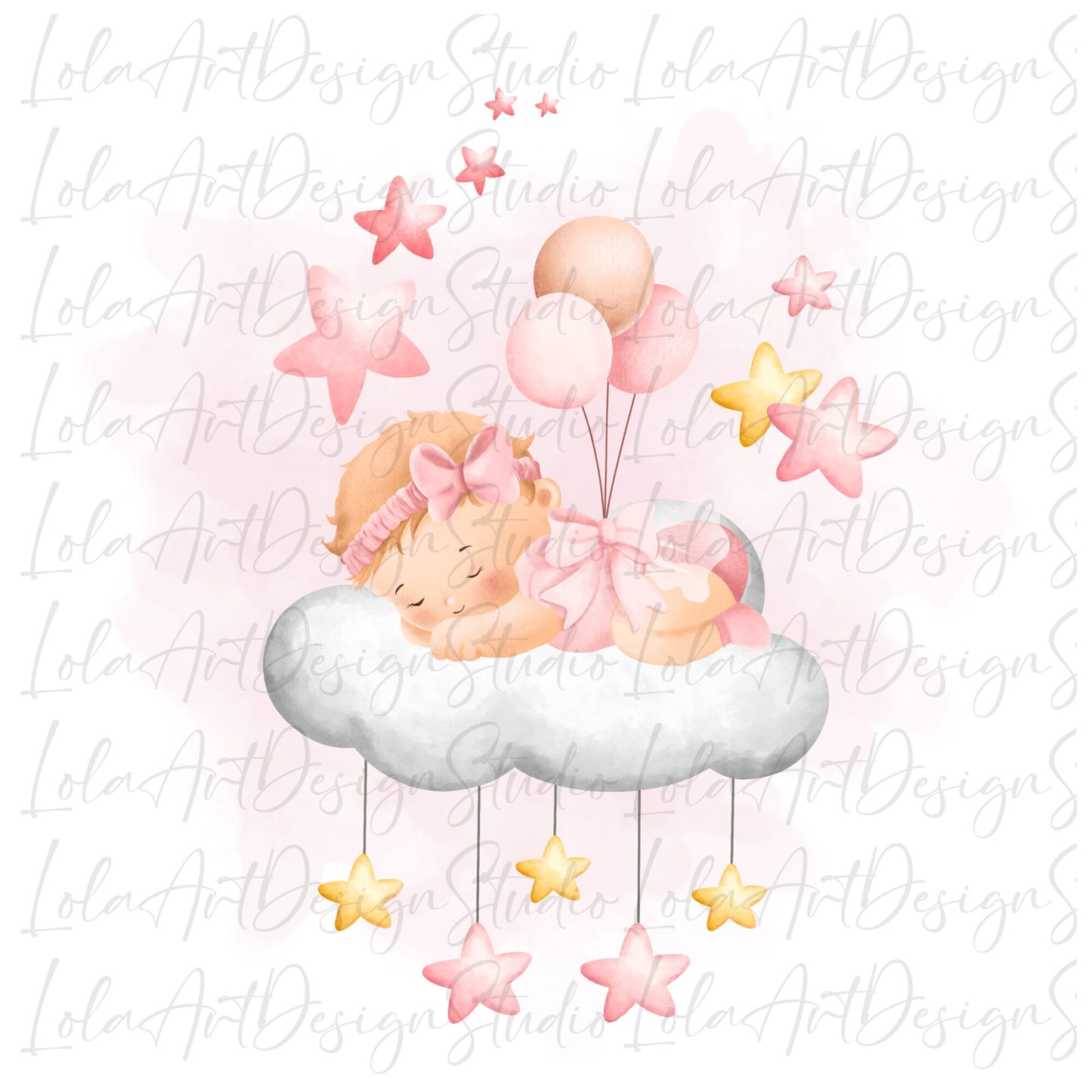 Cute Baby PNG Sublimation, Cute Baby Girl Shirt Design, Pink Baby With Balloons Png, Baby girl Boy shower Png sublimation design, Download