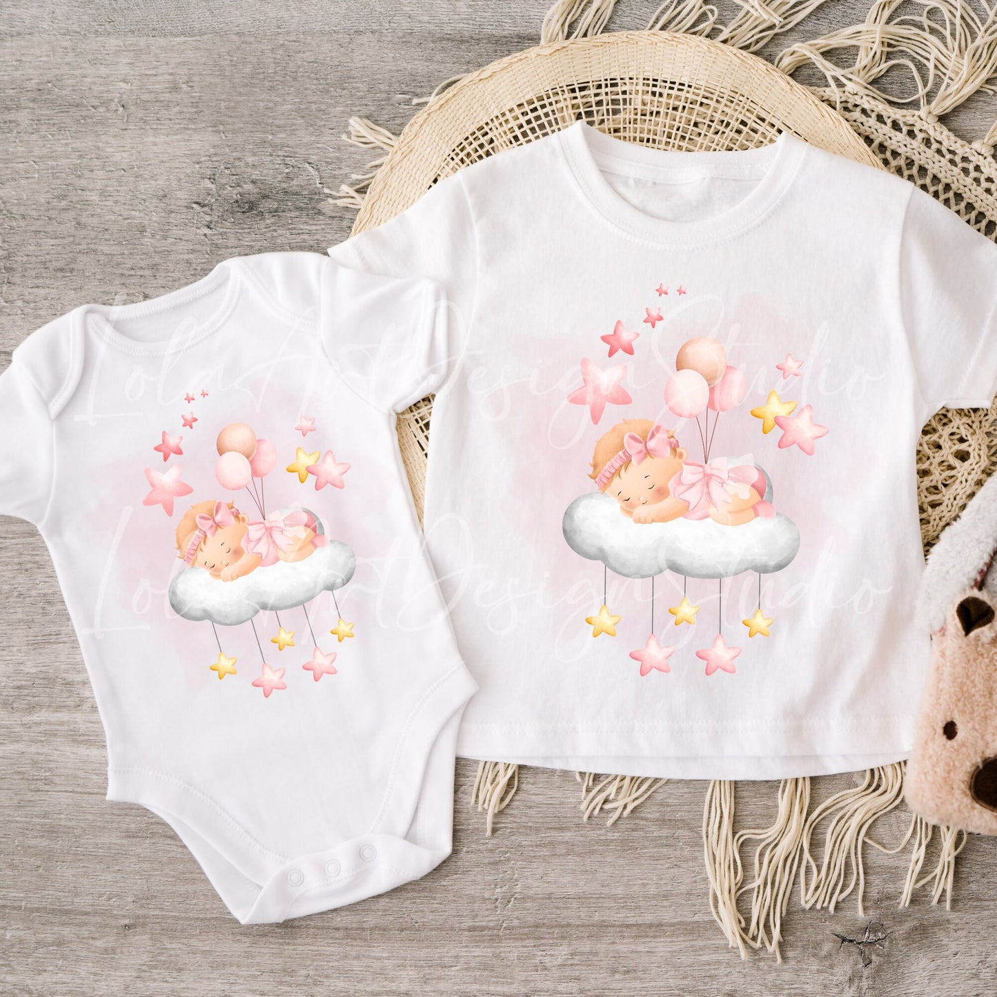 Cute Baby PNG Sublimation, Cute Baby Girl Shirt Design, Pink Baby With Balloons Png, Baby girl Boy shower Png sublimation design, Download