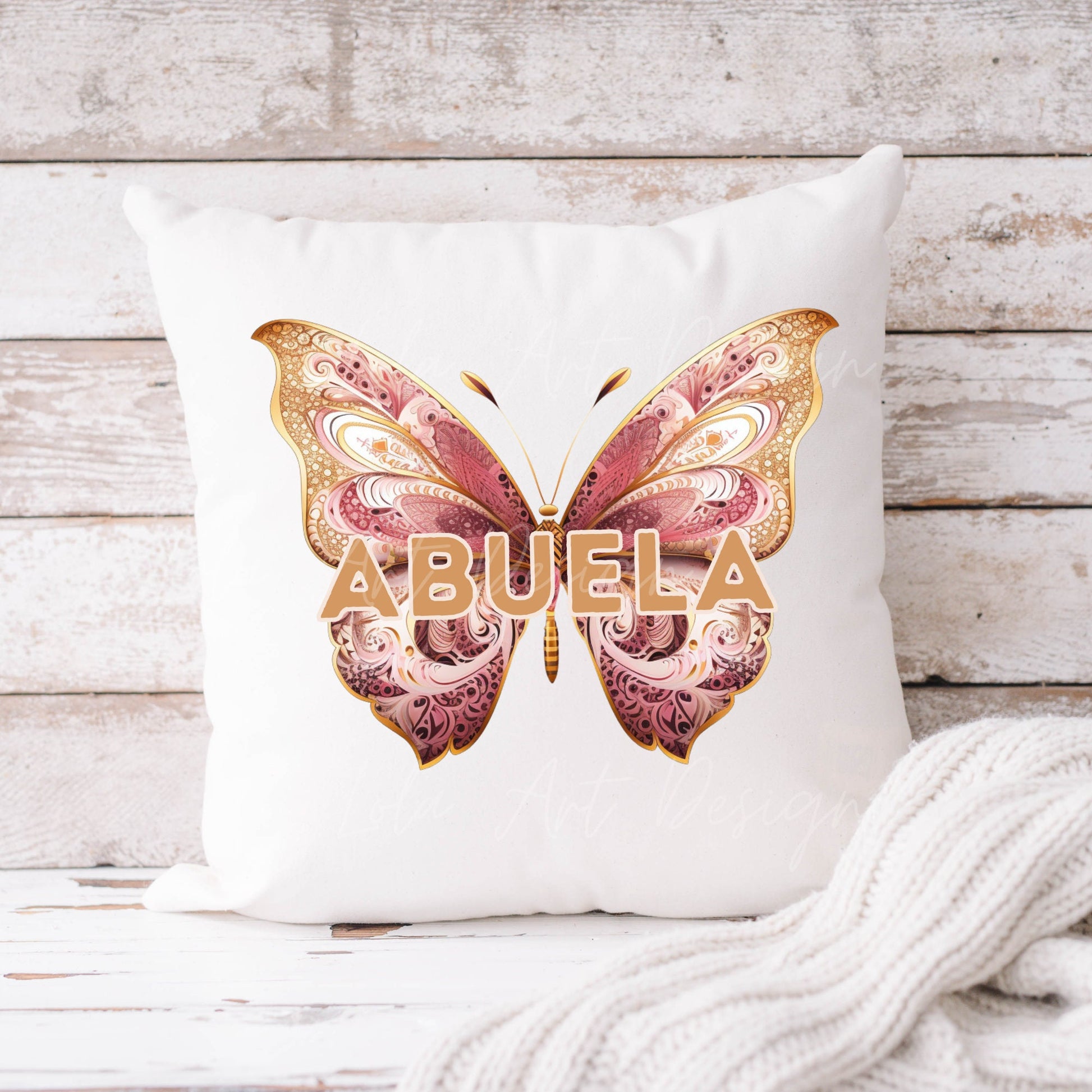 Butterfly Abuela Png Design File For Sublimation,  Abuela Png, Tshirt Design Mother's Day Gift, Espanol Spanish Grandma Png Sublimation