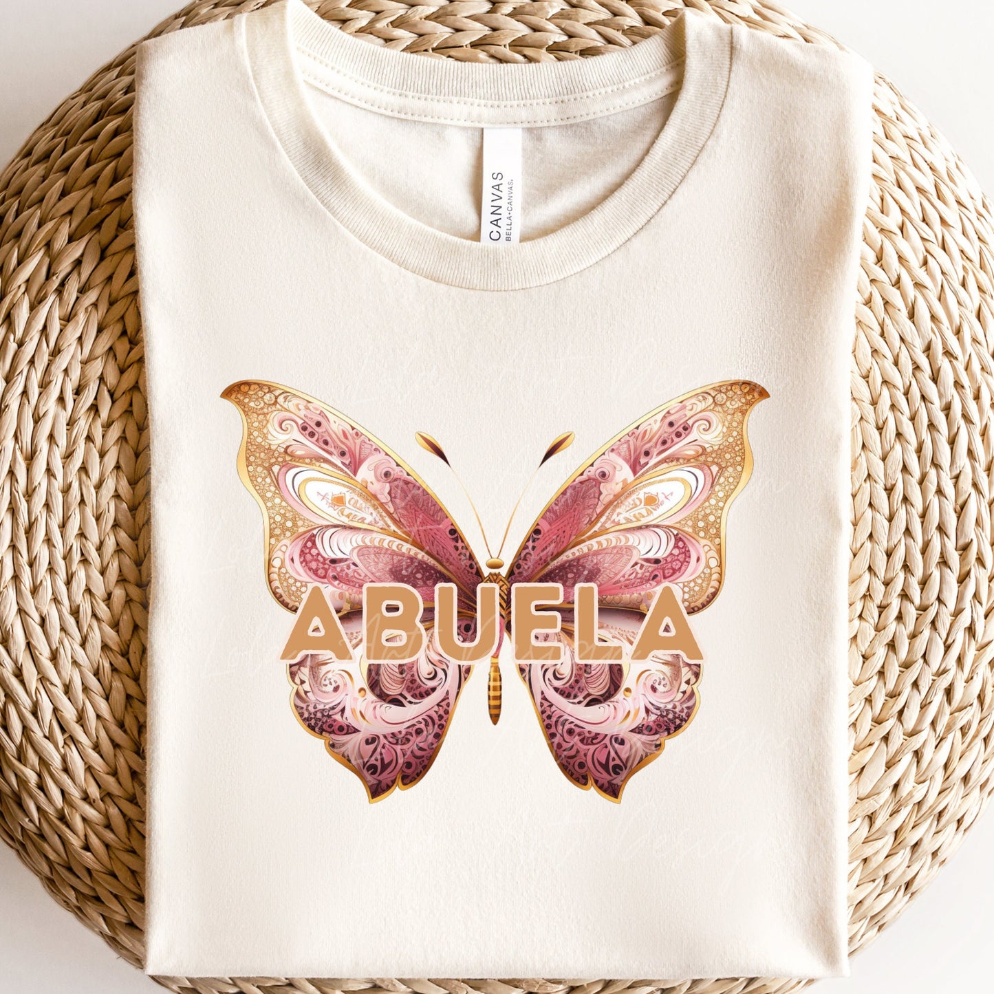 Butterfly Abuela Png Design File For Sublimation,  Abuela Png, Tshirt Design Mother's Day Gift, Espanol Spanish Grandma Png Sublimation