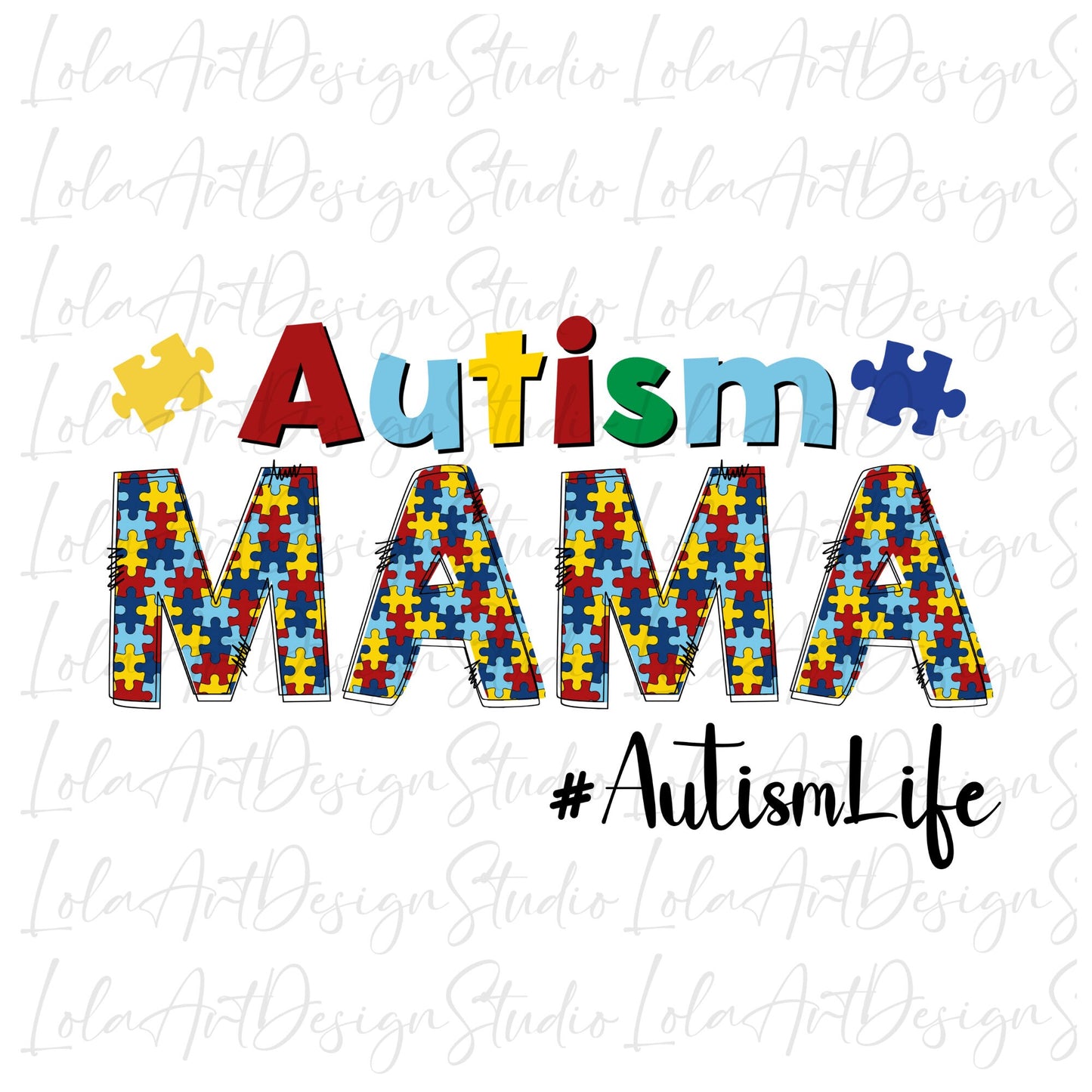 Autism Mama png sublimation design download, Autism Awareness png