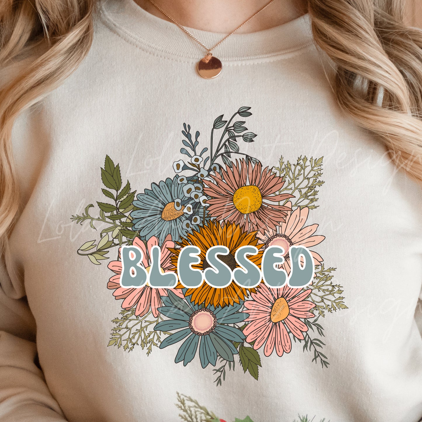 Blessed PNG For Sublimation, Boho Blessed Shirt Designs Png